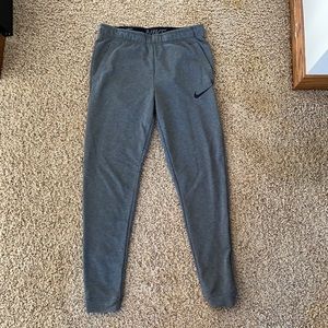 Nike Gray Sweatpant Joggers (Size small)